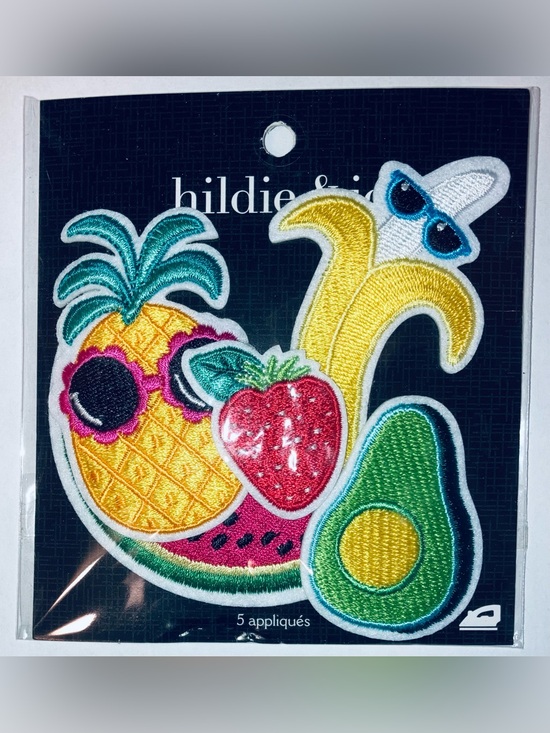 Hildie & Jo Other - Hildie & Jo Summer Fruits Iron-On Appliqués - New!